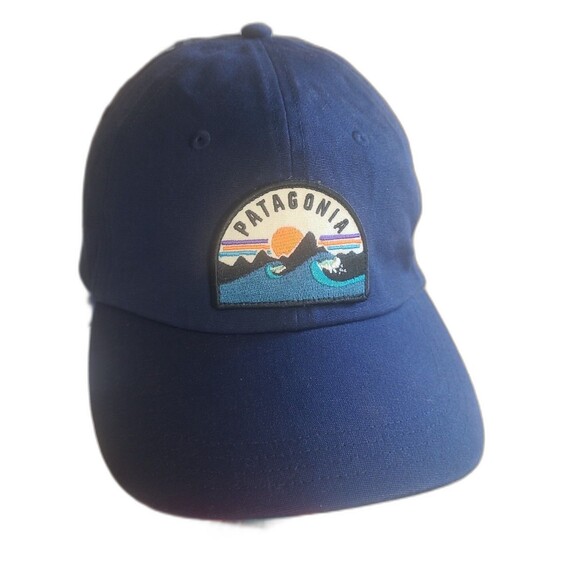 Patagonia Boardie Badge wave Surf cap adjustable strapback hat - Picture 2 of 8